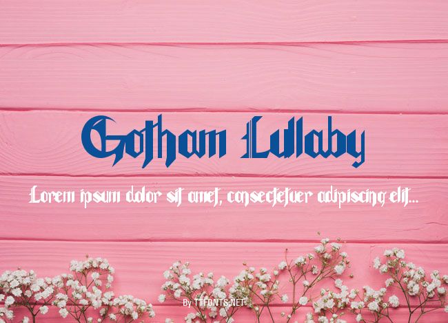 Gotham Lullaby example