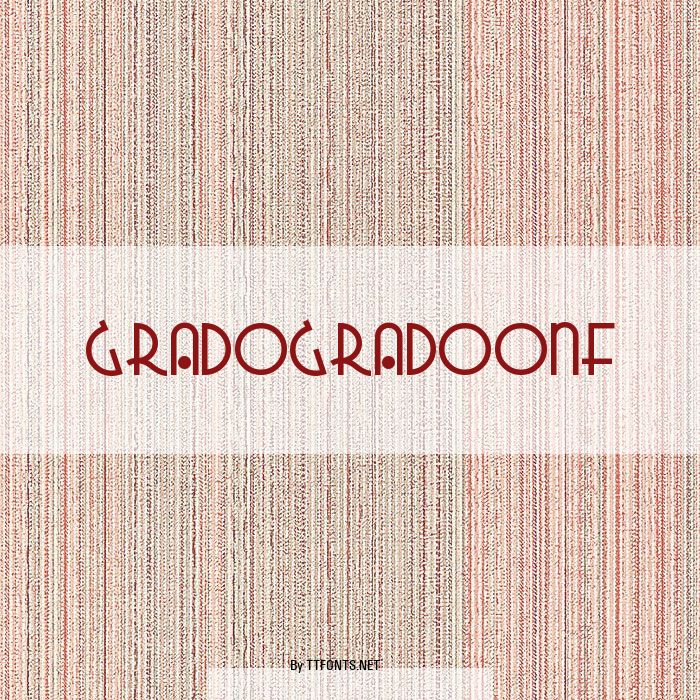 GradoGradooNF example