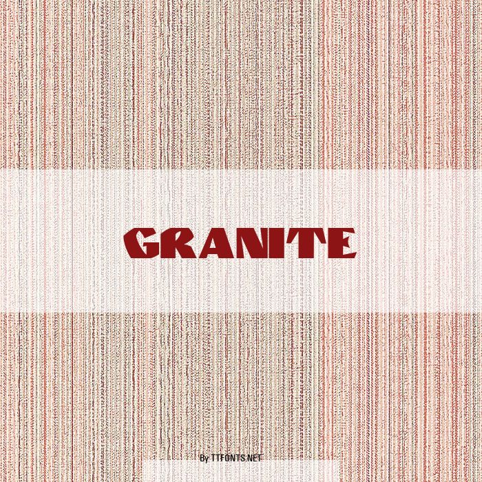 Granite example