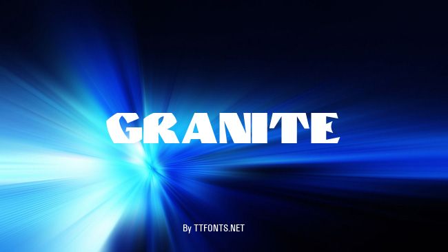Granite example