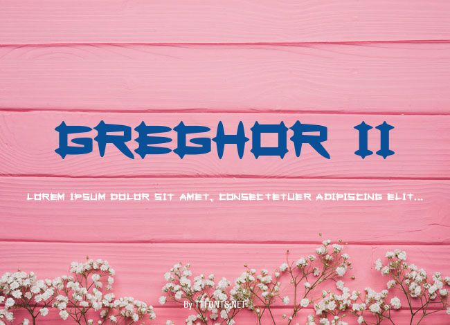 Greghor II example