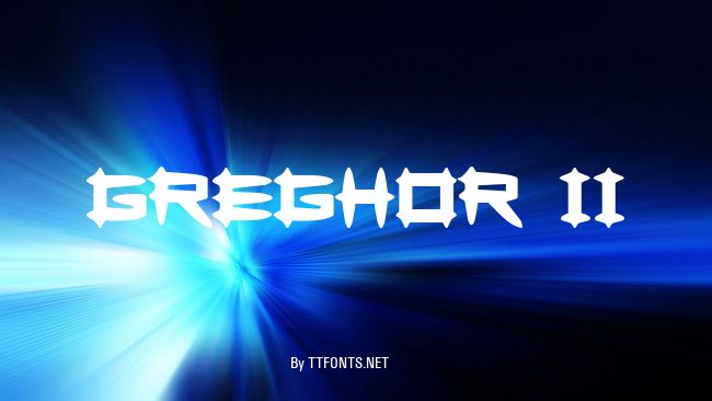 Greghor II example