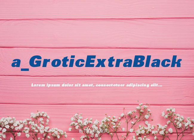 a_GroticExtraBlack example