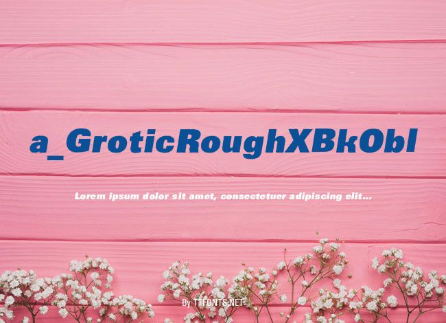 a_GroticRoughXBkObl example