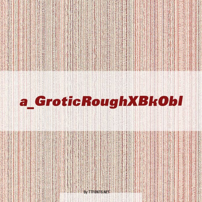 a_GroticRoughXBkObl example