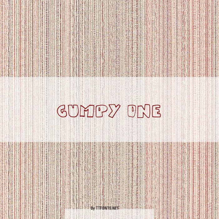 GUMPY ONE example