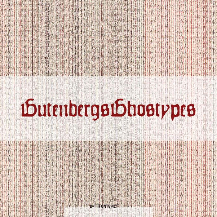 GutenbergsGhostypes example