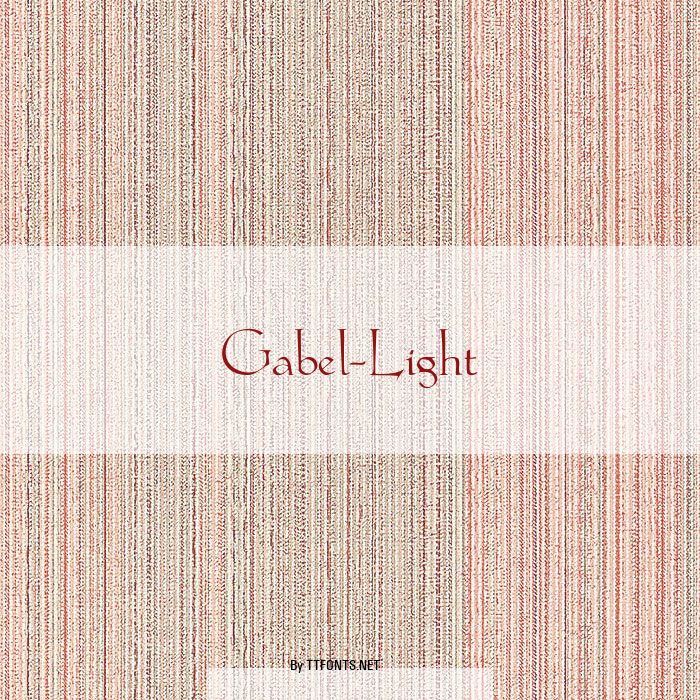 Gabel-Light example