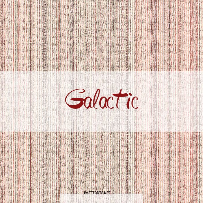 Galactic example
