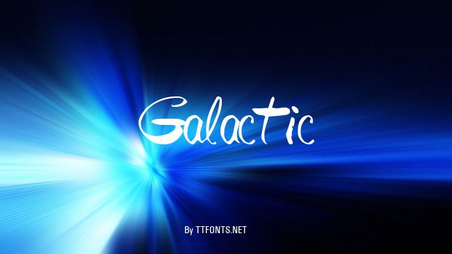 Galactic example