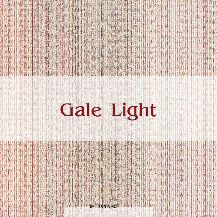 Gale Light example