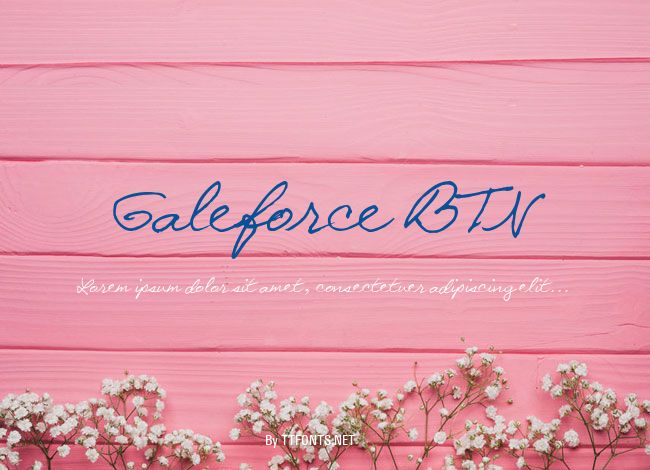 Galeforce BTN example