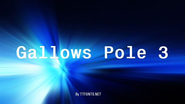 Gallows Pole 3 example