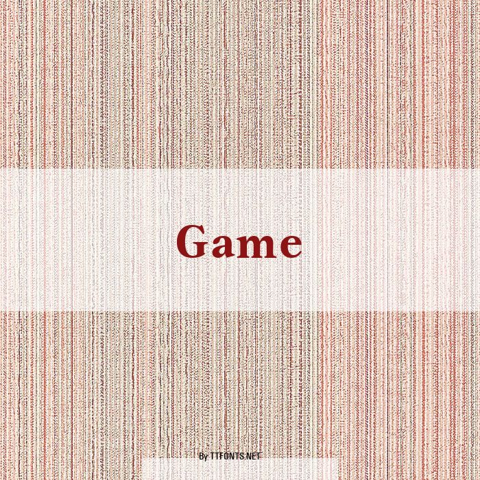 Game example