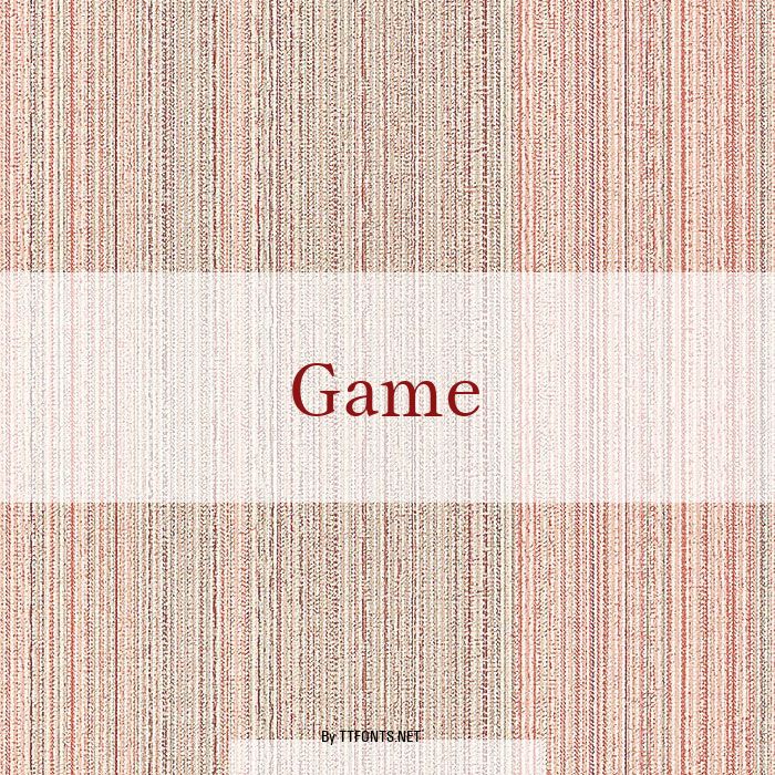 Game example
