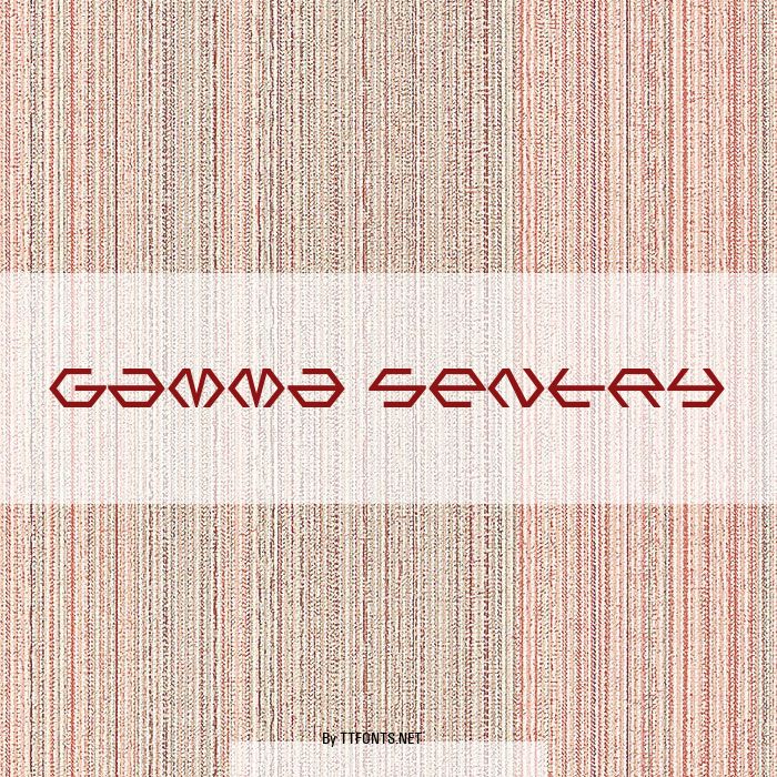 Gamma Sentry example