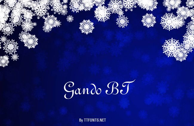 Gando BT example