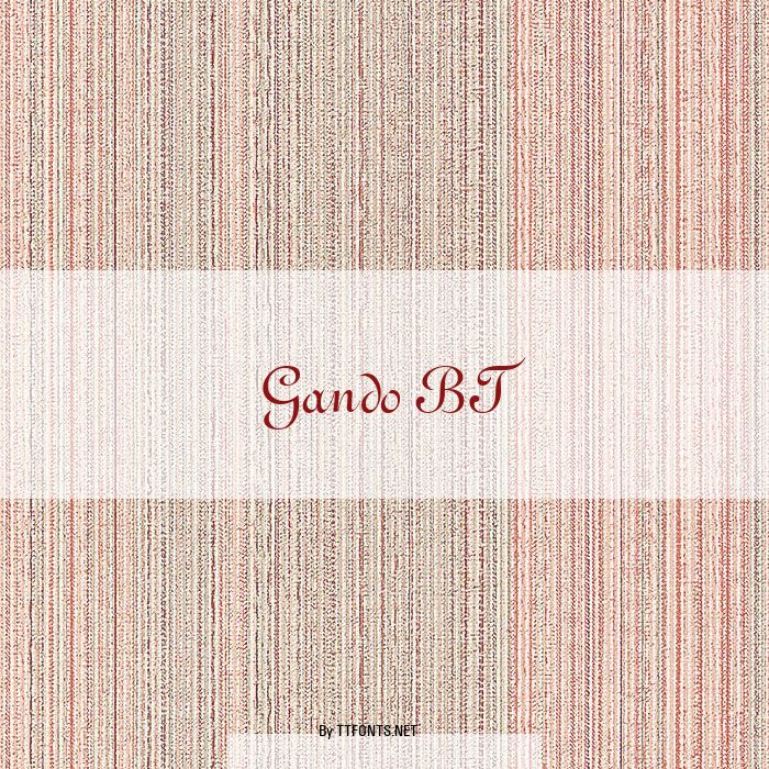 Gando BT example