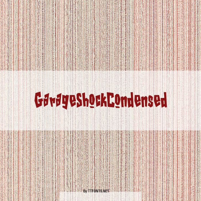 GarageShockCondensed example