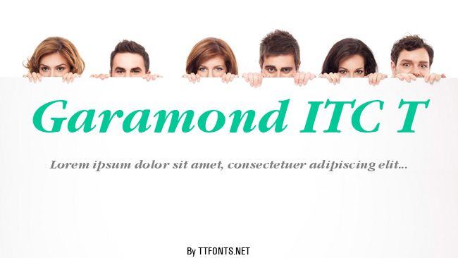 Garamond ITC T example
