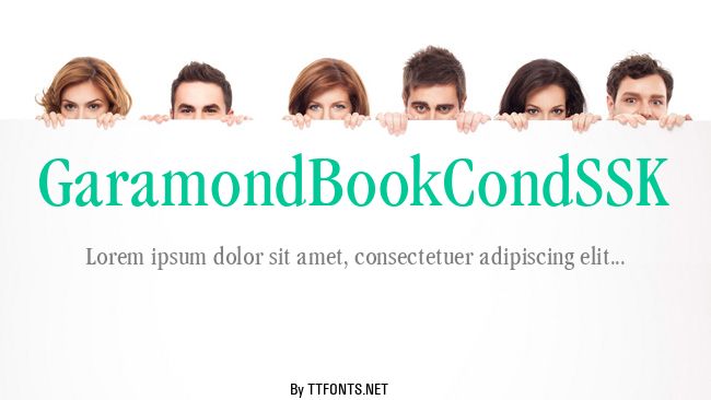 GaramondBookCondSSK example