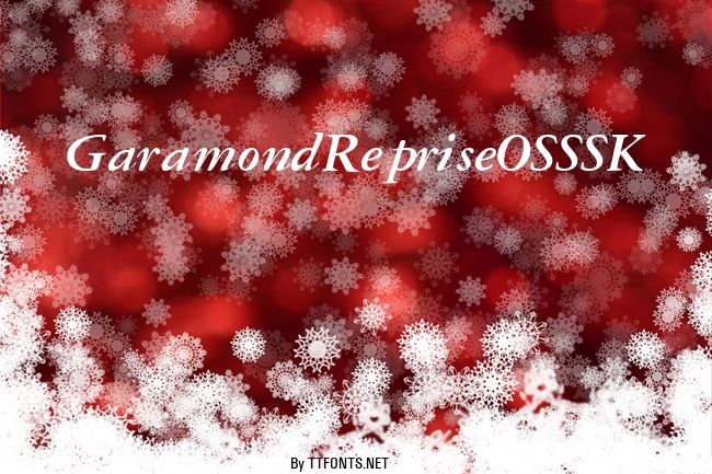 GaramondRepriseOSSSK example