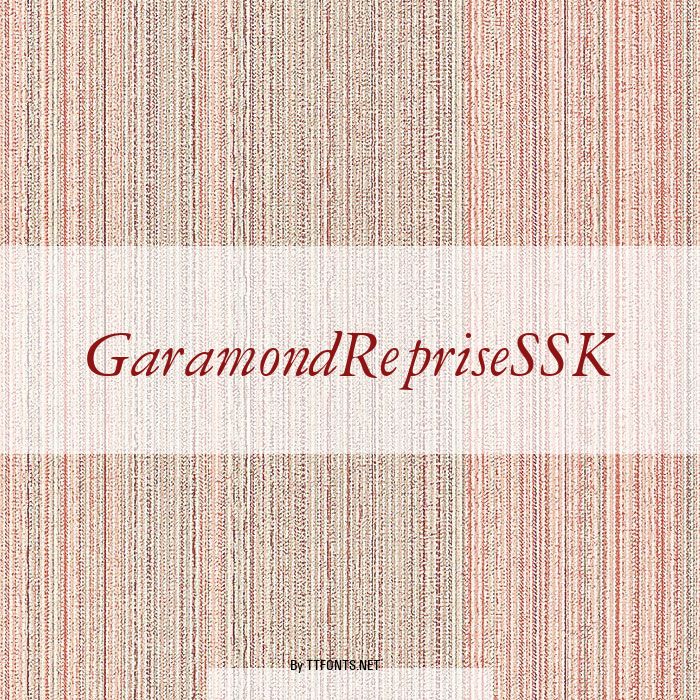 GaramondRepriseSSK example