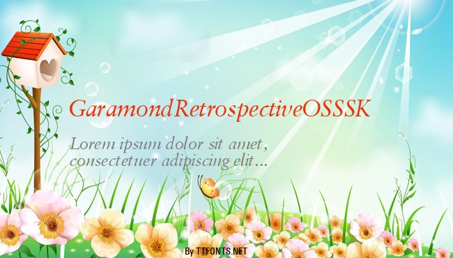 GaramondRetrospectiveOSSSK example