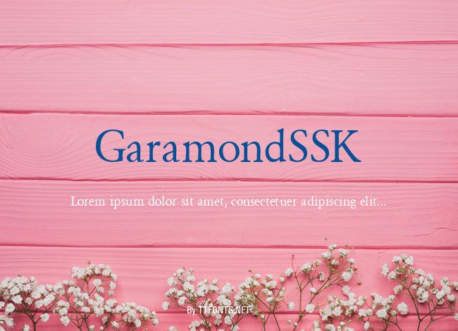 GaramondSSK example