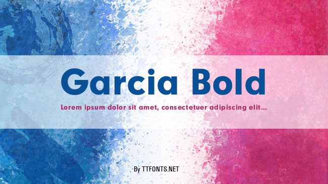 Garcia Bold example