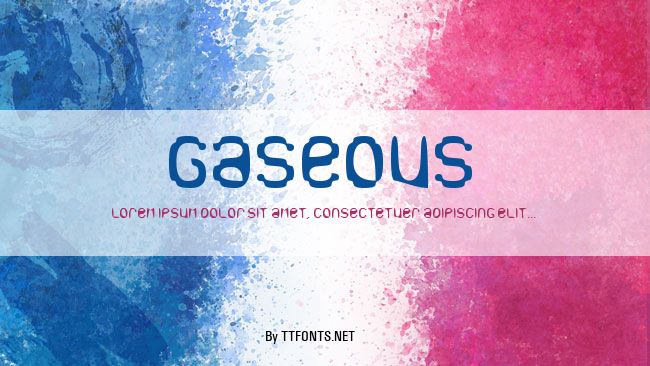 Gaseous example