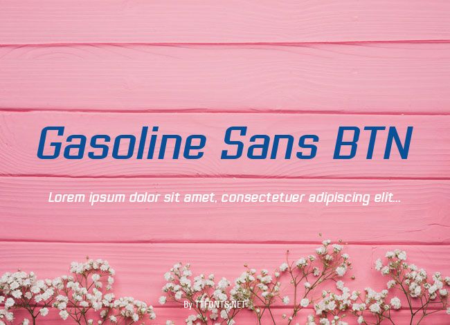 Gasoline Sans BTN example