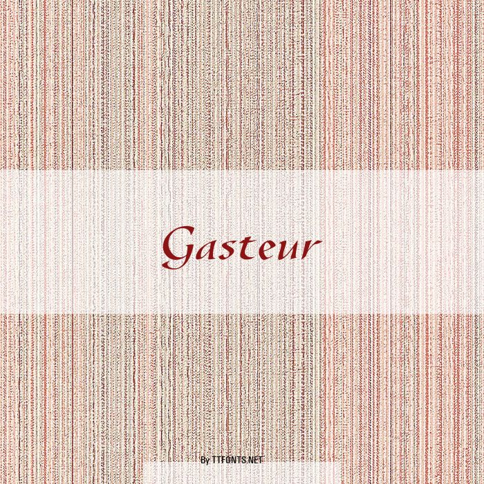 Gasteur example