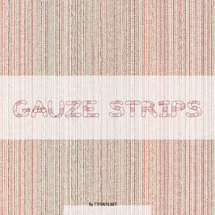 Gauze Strips example
