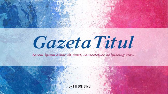 GazetaTitul example