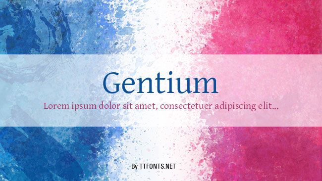 Gentium example