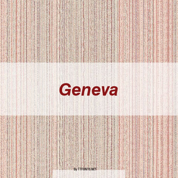 Geneva example