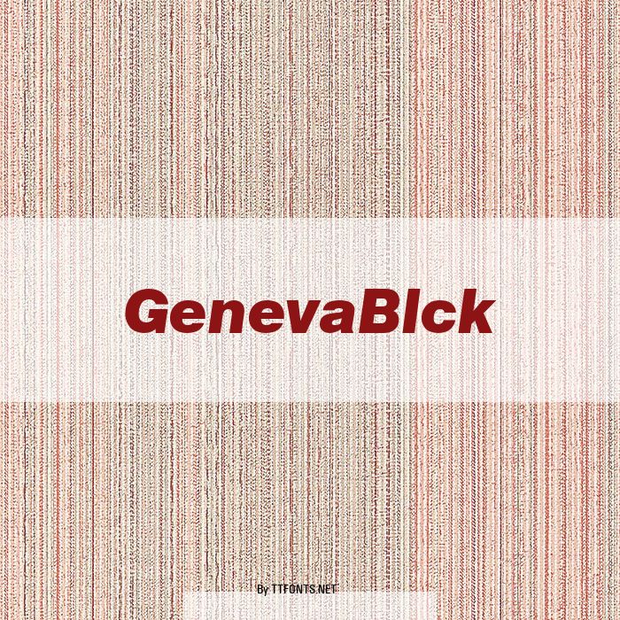 GenevaBlck example