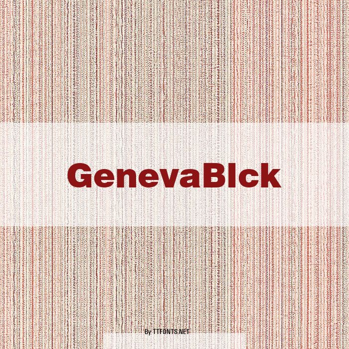 GenevaBlck example