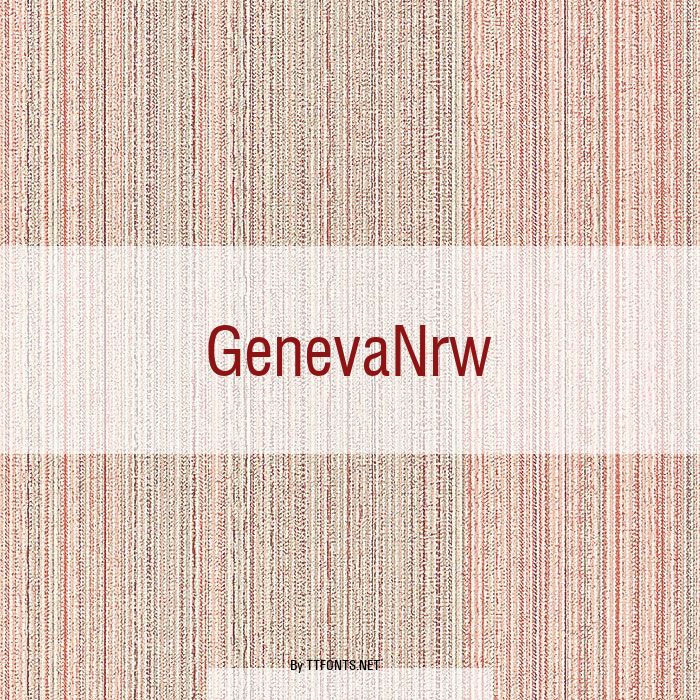 GenevaNrw example