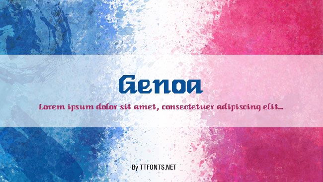 Genoa example