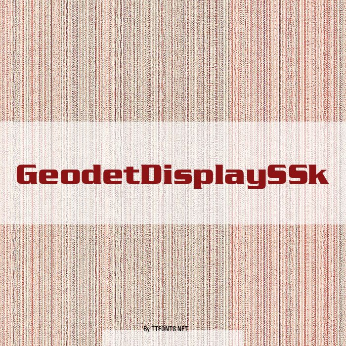 GeodetDisplaySSk example