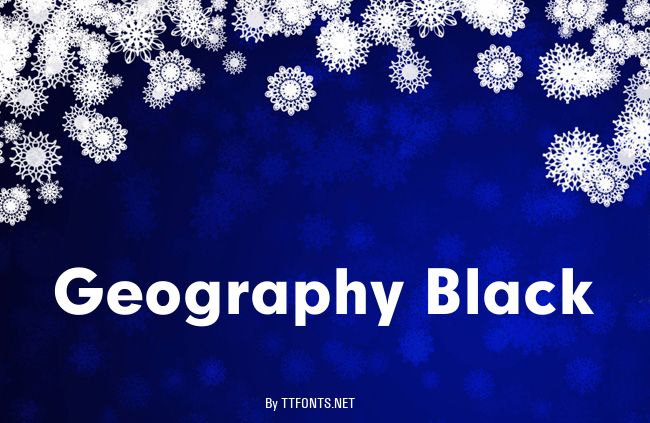 Geography Black example