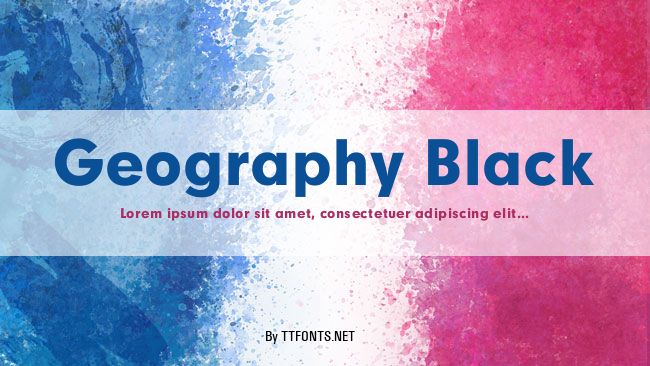 Geography Black example