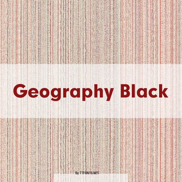 Geography Black example