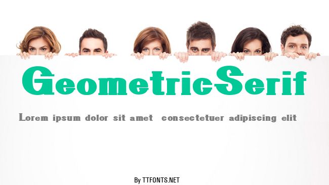 GeometricSerif example