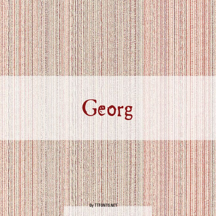 Georg example