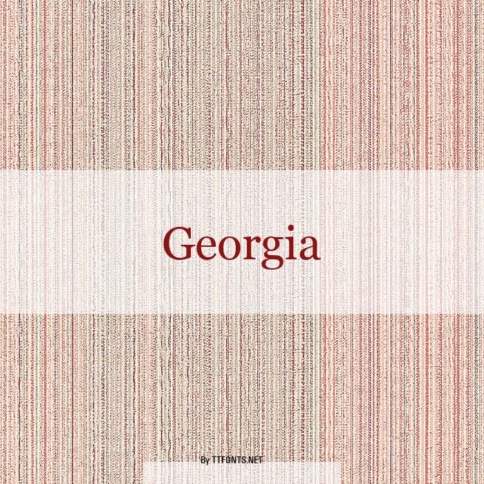 Georgia example