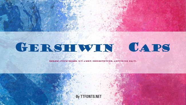Gershwin  Caps example