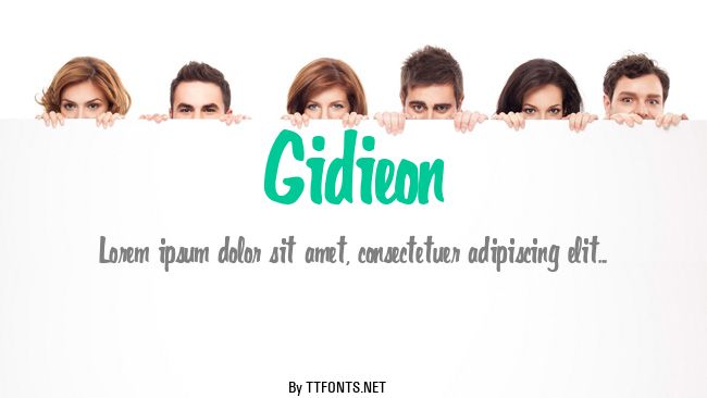 Gidieon example